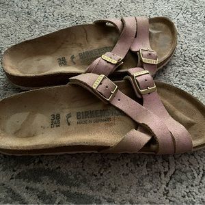 Pink Birkenstocks women size 7